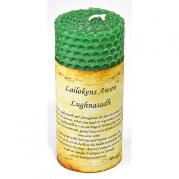 Beeswax Sabbat Altar Candle - Lughnasadh