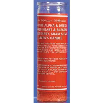 Jar 7 Day: Adam & Eve Lovers Sacred Heart & Blessed Virgin Mary