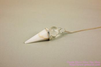 Snow Quartz Pendulum