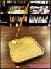 Walnut And Brass Incense Burner