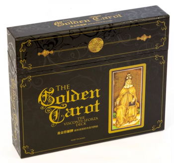 黃金塔羅牌：維斯康提經典復刻牌組（暢銷刷金版） 
(The Golden Tarot: The Visconti-Sforza Deck)