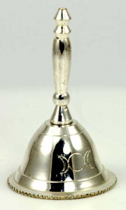 Altar Bell with Triple Moon Design