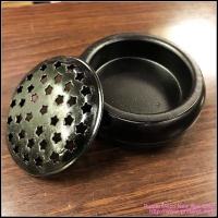 Brass Screen Incense Burner with Coaster