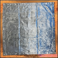 Sky Blue Tarot Cloth w/star edging