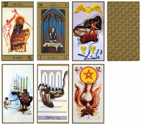 Salvador Dali Deluxe Tarot: Gilded Deck & Book Set