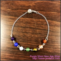 Chakra Pendulum Chain - Silver Color