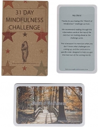 31 Day Mindfulness Challenge Cards - Take One a Day for a Month of Mindfulness