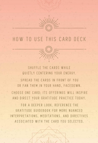 Gratitude: Inspirational Card Deck and Guidebook