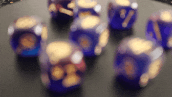 Ragnarok -- Sunset Sea Tarot Dice