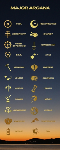 Ragnarok -- Sunset Sea Tarot Dice