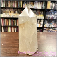 Clear Quartz Tower (w/Black Rutilated Quartz)