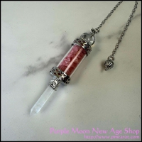 Wand Pendulum - Rose Quartz
