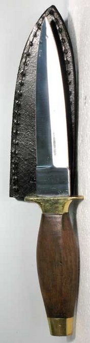 Simple Wood Handled athame 9