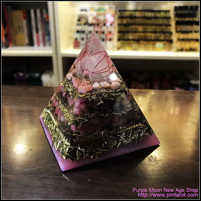 Avalon Magick x Oplusnet - Rose Quartz High Quality Orgonite Pyramid