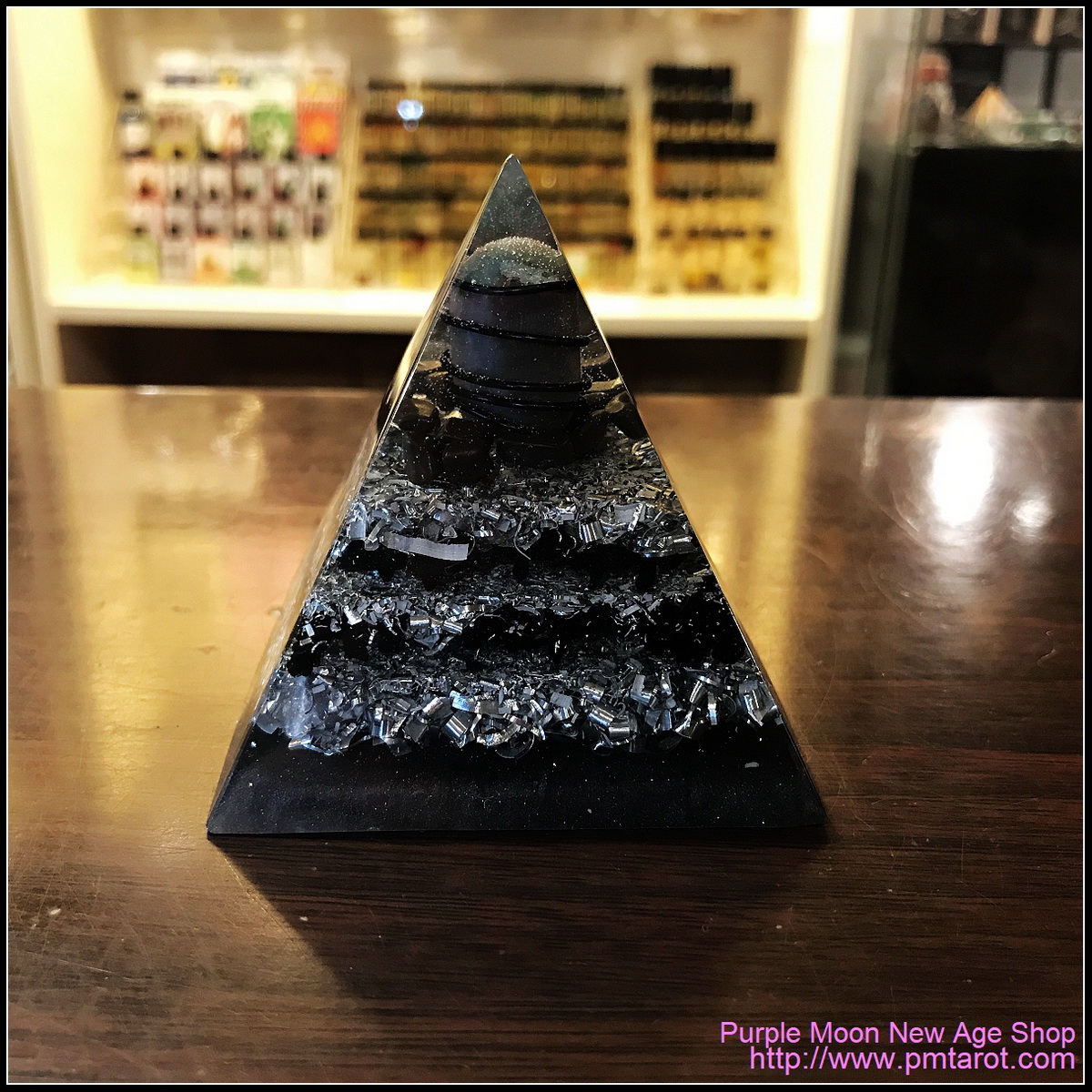 Avalon Magick x Oplusnet - Bloodstone High Quality Orgonite Pyramid