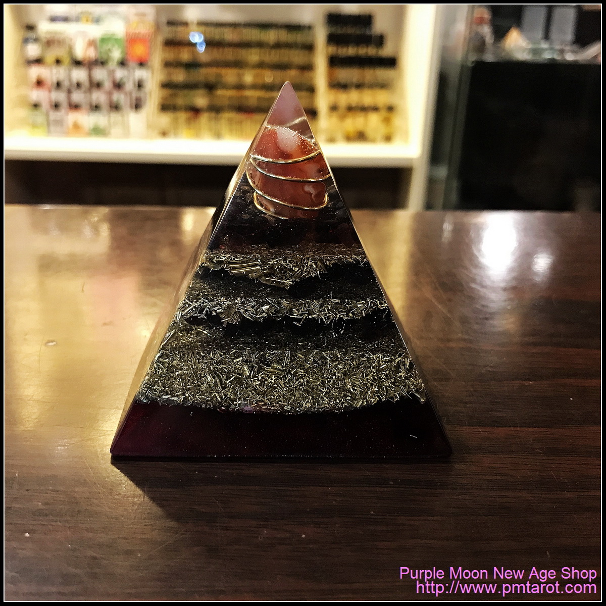 Avalon Magick x Oplusnet - Carnelian High Quality Orgonite Pyramid