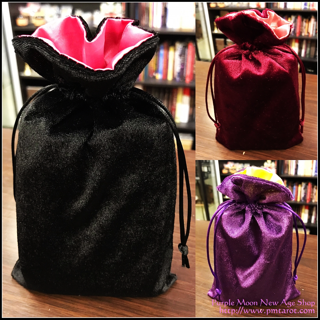 Satin and Velvet Tarot Bag