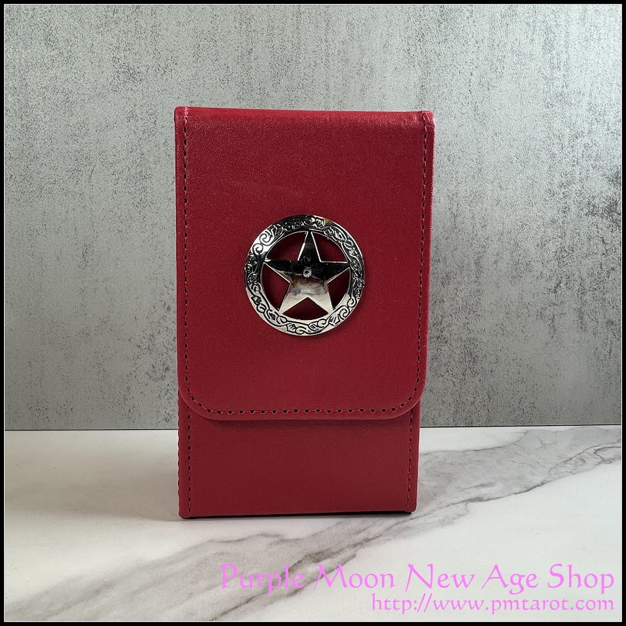 Leather Tarot Case w/ Silver Pentagram