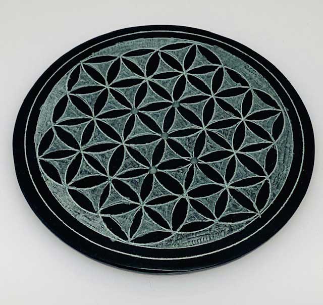 Flower of Life Stone Ash Catcher