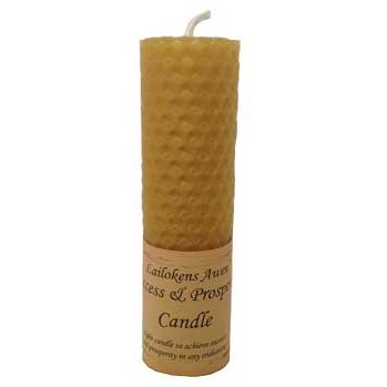 Beeswax Spell Candle - Success & Prosperity