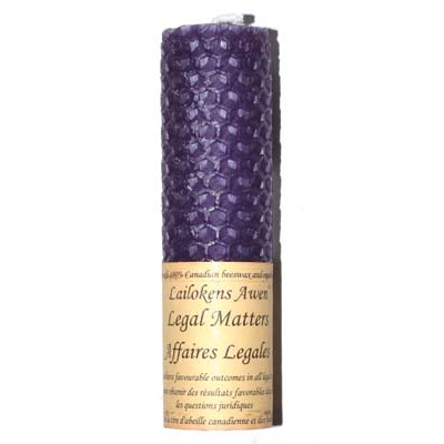 Beeswax Spell Candle - Legal Matters