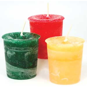 Crystal Journey Reiki Votive Candles