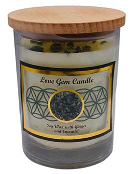 Gem Stone Soy Candle: Love