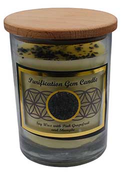 Gem Stone Soy Candle: Purification