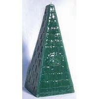 Pyramid Money Ritual Candle - Green
