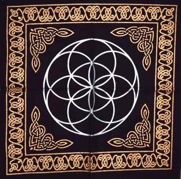 Seed of Life Altar Cloth (18x18)