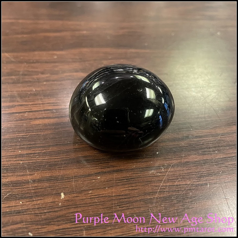 Black Agate Tumbled Stone