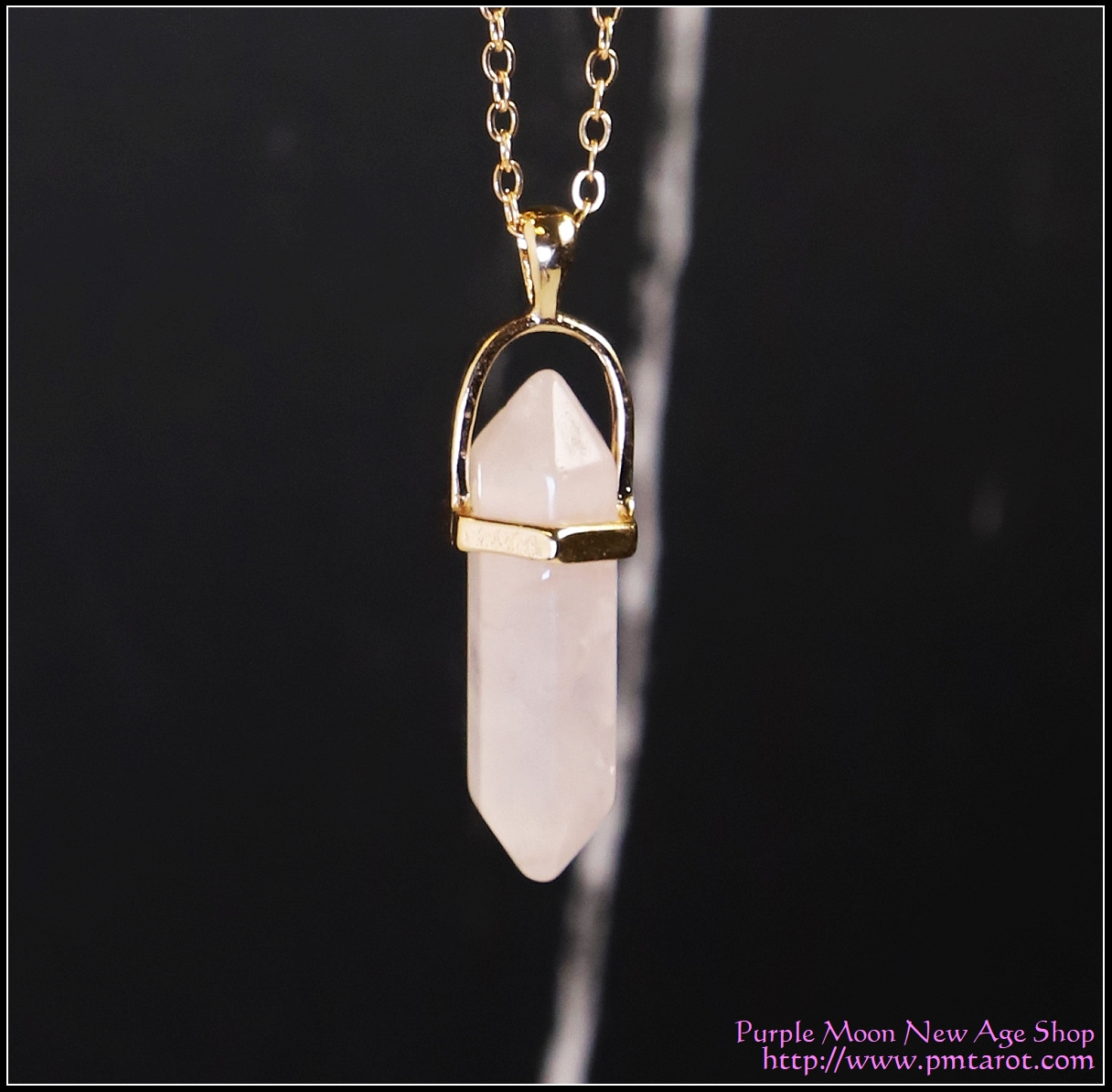 Crystal Pendant - Rose Quartz