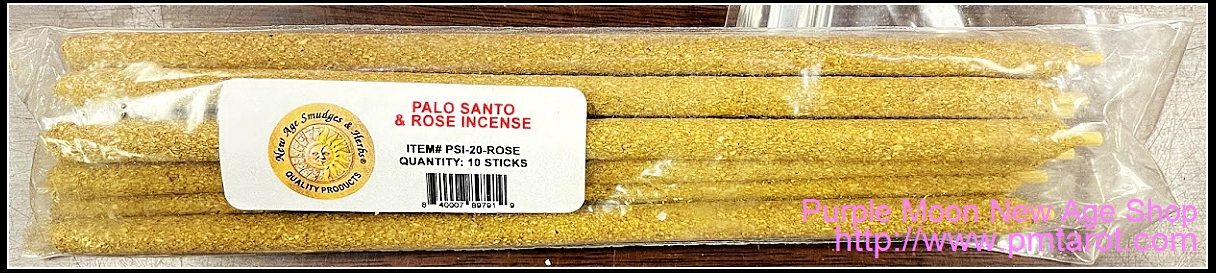 Peruvian Palo Santo Incense & Rose