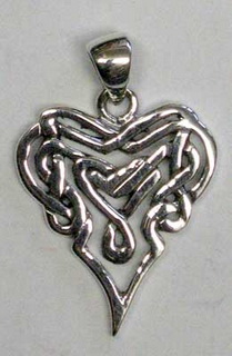 Sterling Silver Celtic Heart