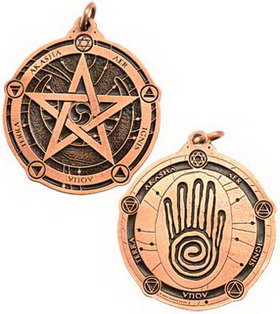 Protection Pectoral Talisman Copper Color