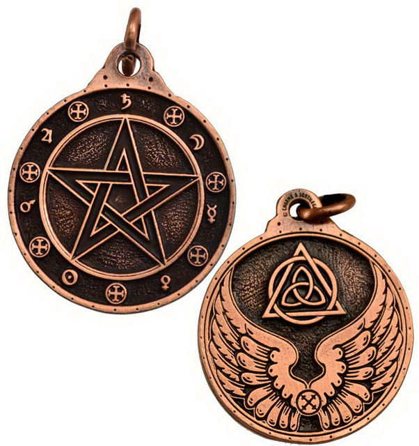 Pentagram Talisman Copper Color