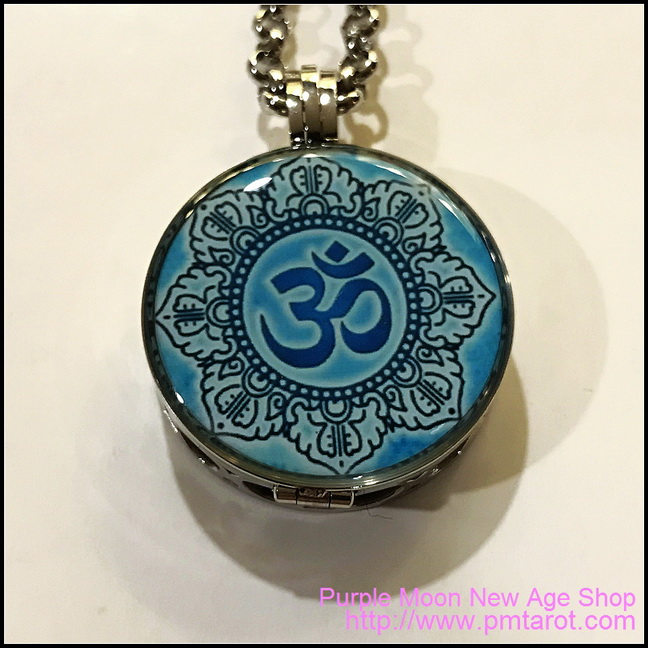 Stainless Steel Oil Locket - Om