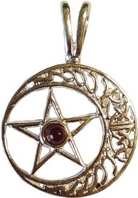 Celtic Pentagram Moon