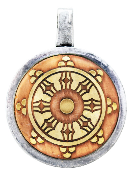 Dharma Wheel Talisman for Perfection & Peace