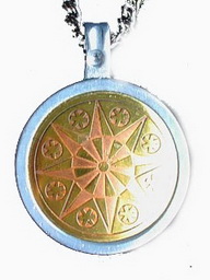 Earth Star Flower Talisman For Serenity & Inner Strength