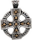 Runic Celtic Cross Pendant for Knowledge and Magical Ability