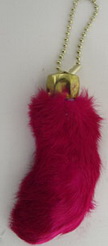 Rabbit Foot Key Chain