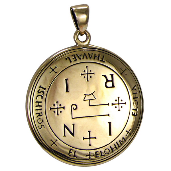 Bronze Sigil of Archangel Thavael Talisman