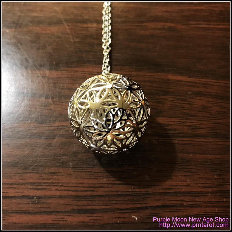 Flowers of Life Ball Silver Pendant