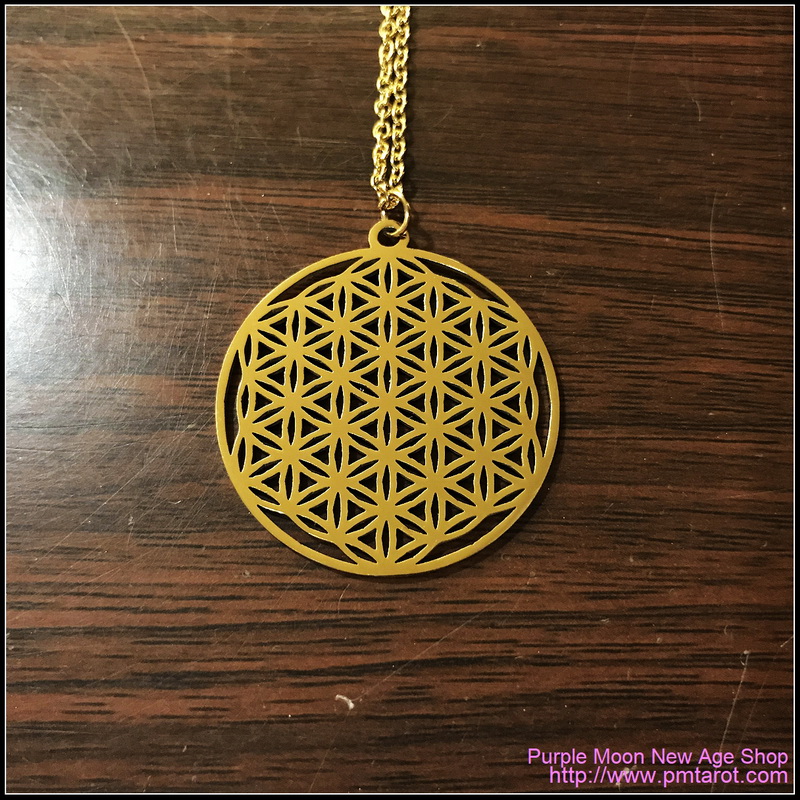 Flower of Life Gold Pendant