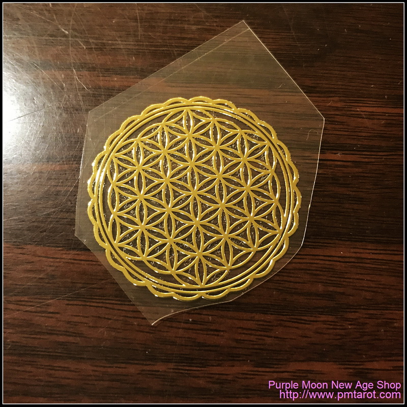 Flower of Life Gold sticker