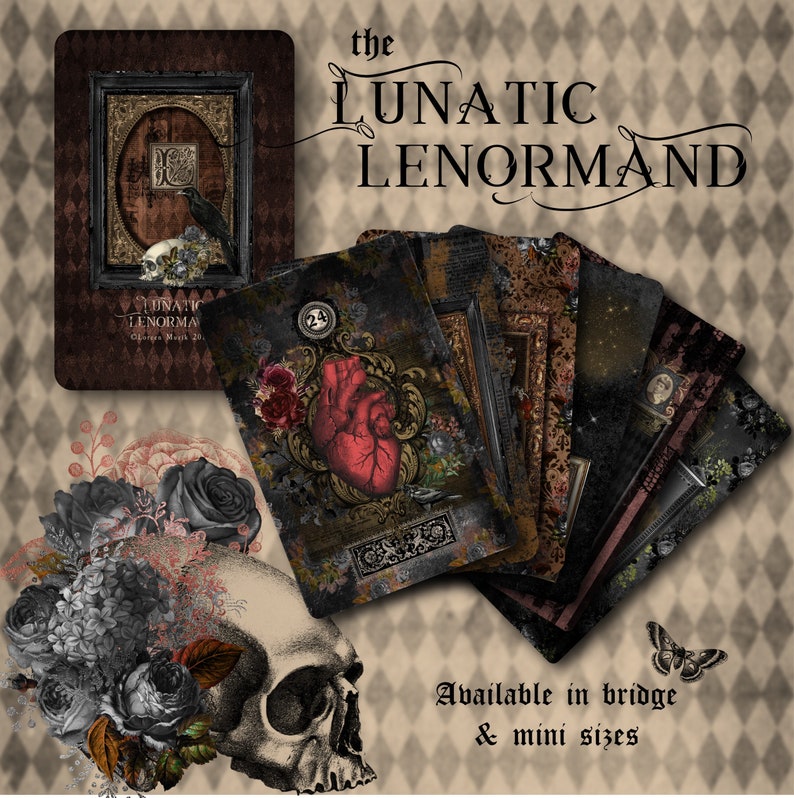 Lunatic Lenormand Deck - Bridge Size