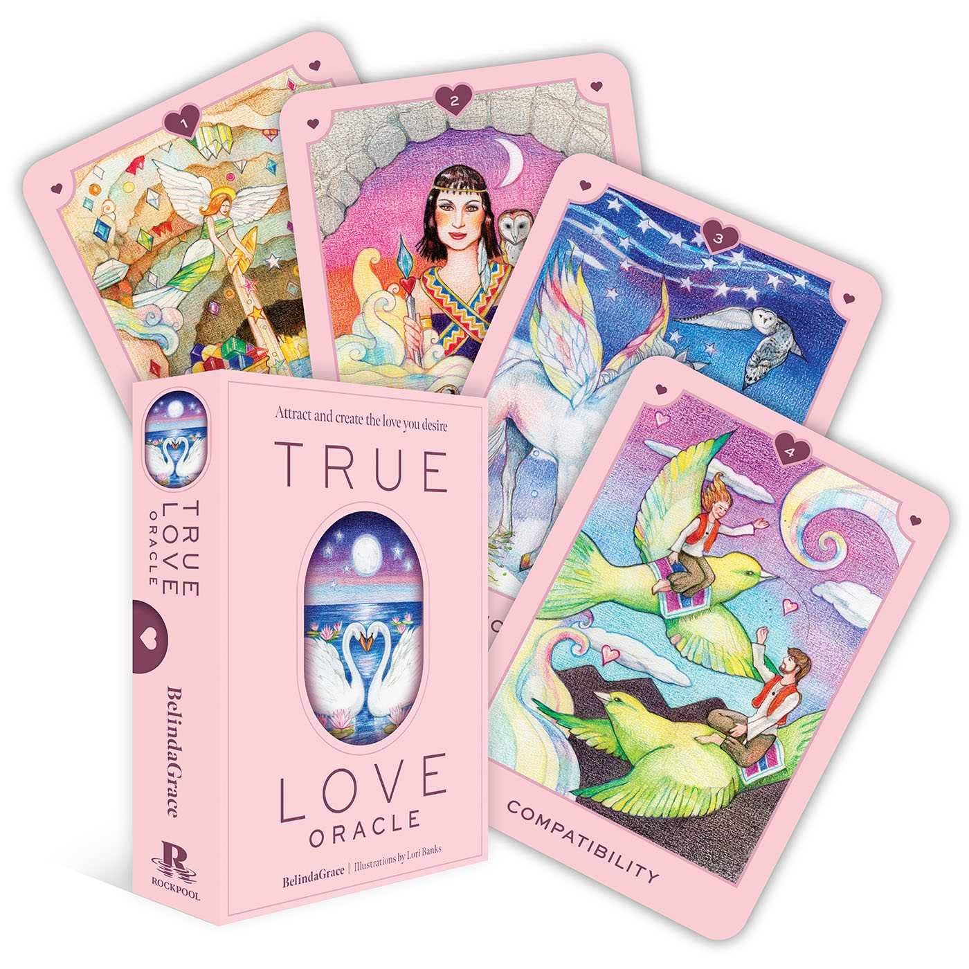 True Love Oracle: 36 Gilded Cards