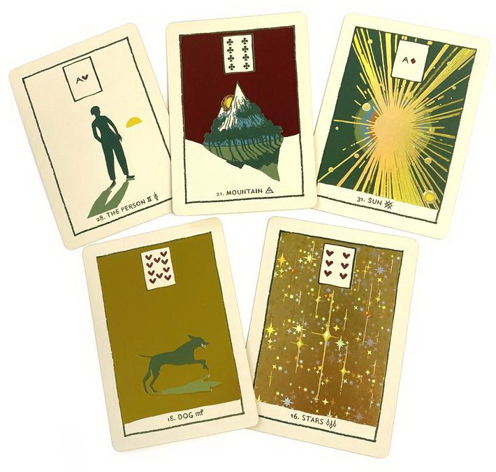 Green Glyphs Lenormand Additional Foil Cards Limited
