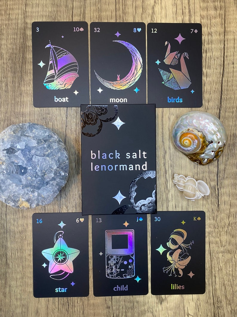 Black Salt Lenormand Deck